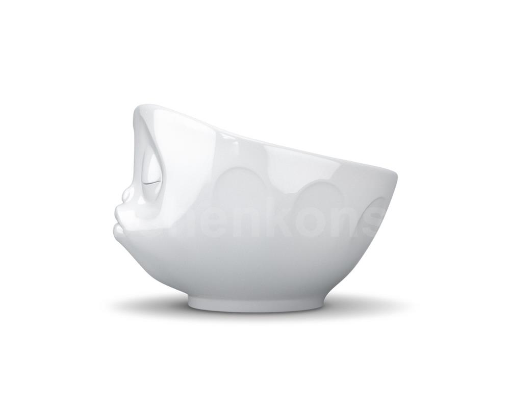 TV Tasse Schale 03.01 küssend 500 ml weiß