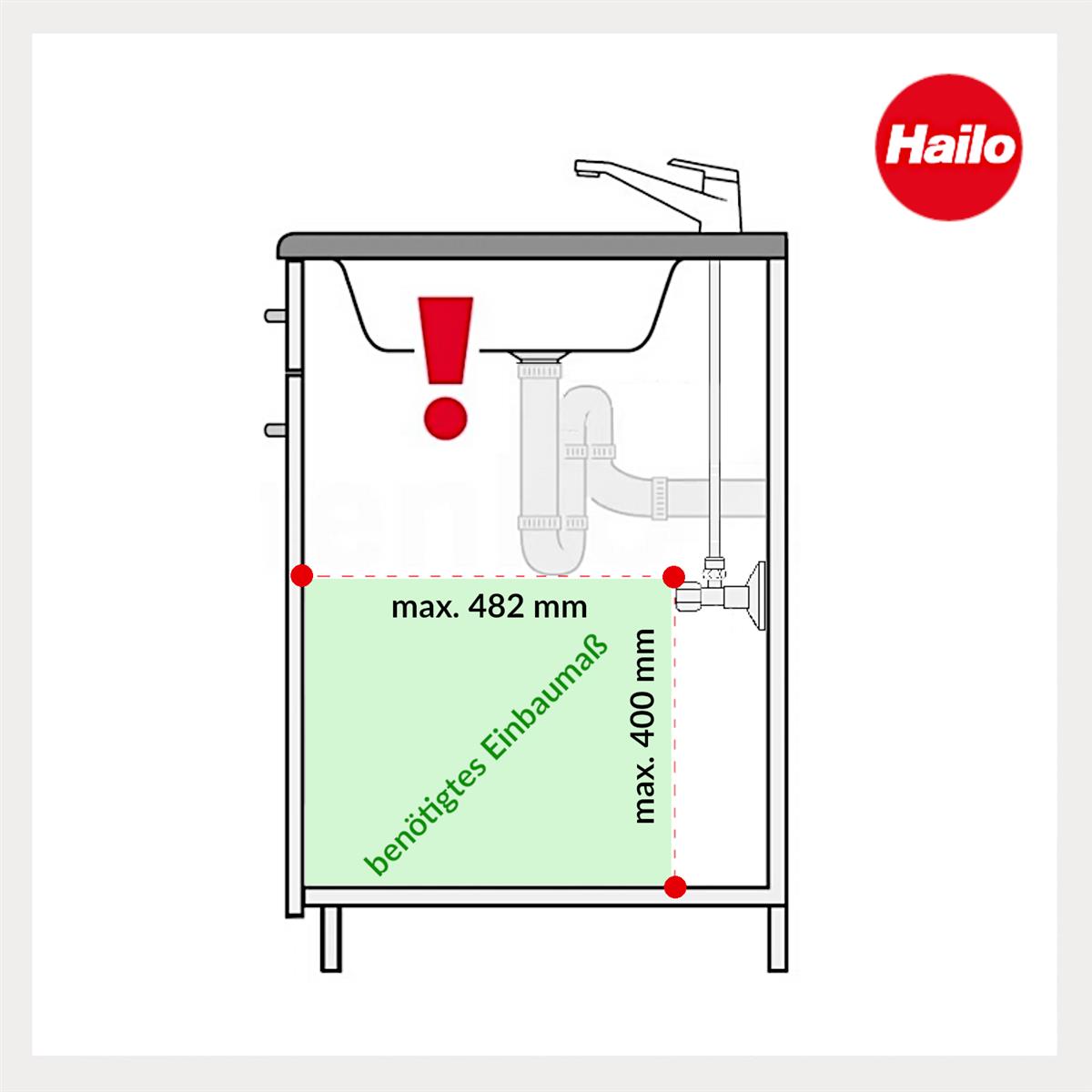 Hailo Abfallsammler 3666191 TZ Swing Terzett 2x7 + 15 Liter