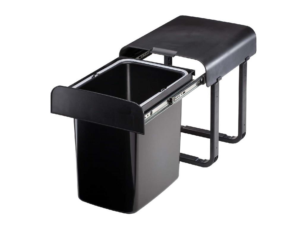 Ekotech Abfallsammler AS16S Aladin schwarz 16 Liter