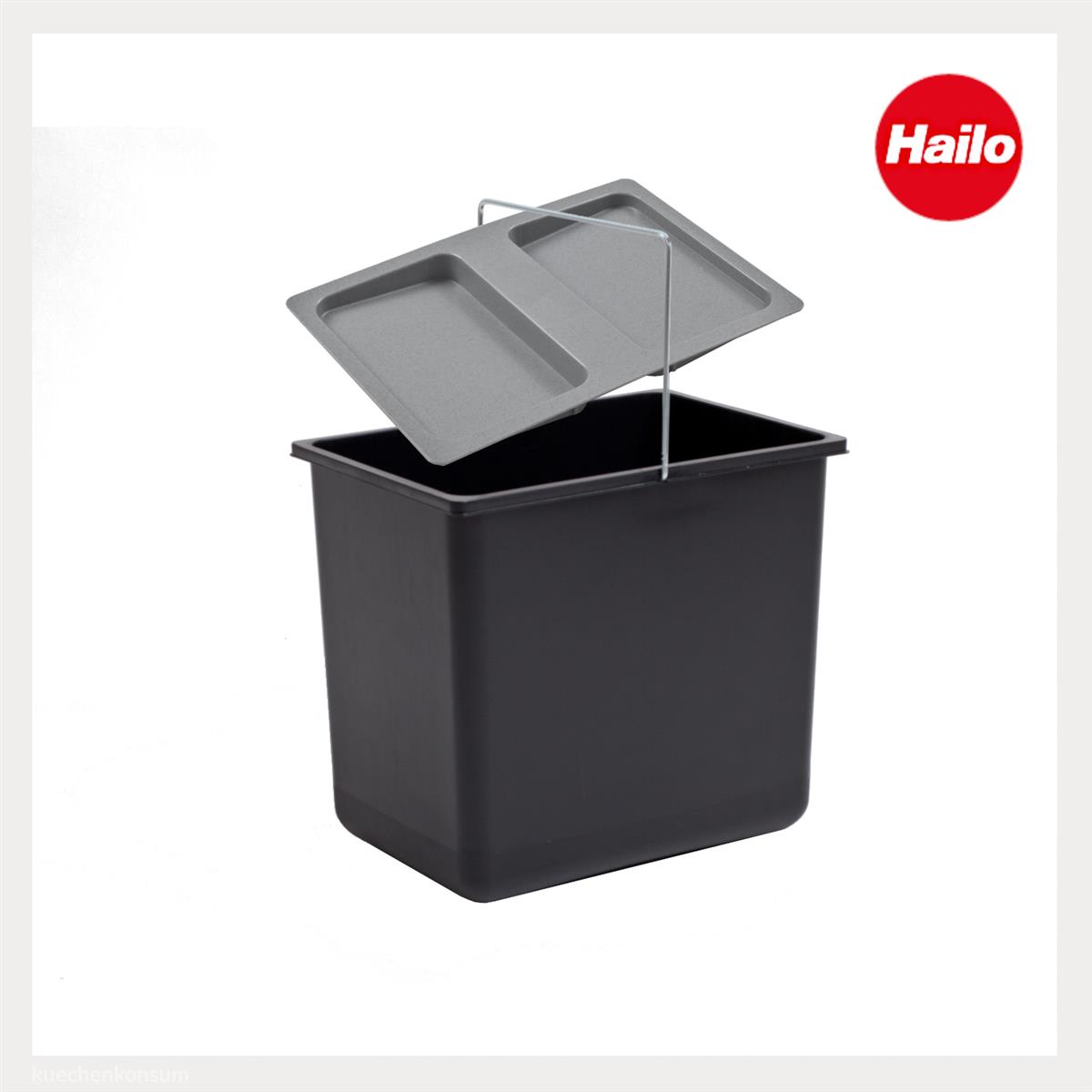 Hailo Inneneimer 1086239 mit Deckel 316 x 226 x 286 mm mit Henkel