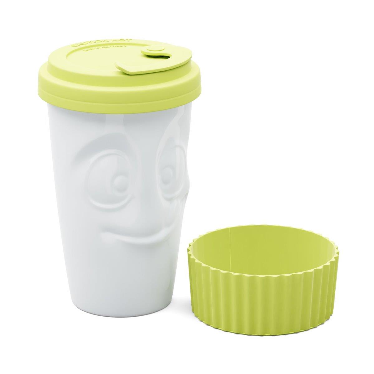 TV Tasse Kaffeebecher 05 To Go Lecker Limette