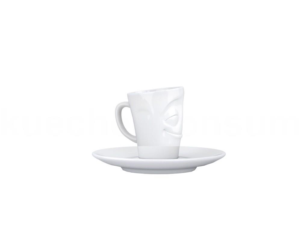 TV Tasse Espresso Mug 12 vergnügt weiß mit Henkel