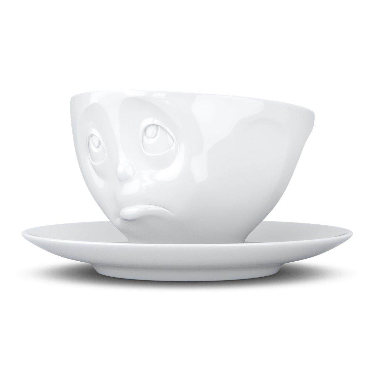 TV Tasse Kaffeetasse 44.01 Och Bitte mit Untertasse weiß