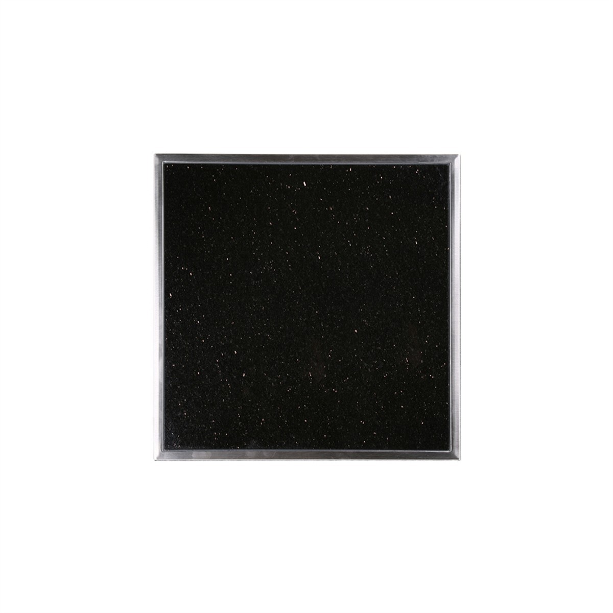 Einbau Granitfeld Galaxy Star inkl. Edelstahlwanne 250 x 250 x 10 mm