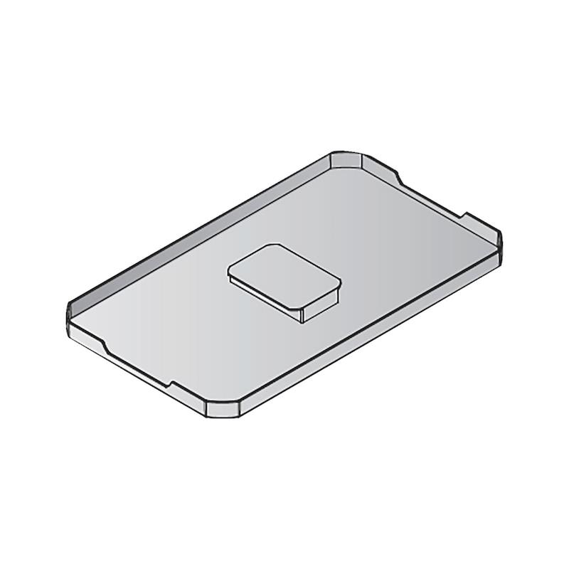 Vauth Sagel Deckel für Mülleimer 720853 Envi Free 382 x 230 mm Grau