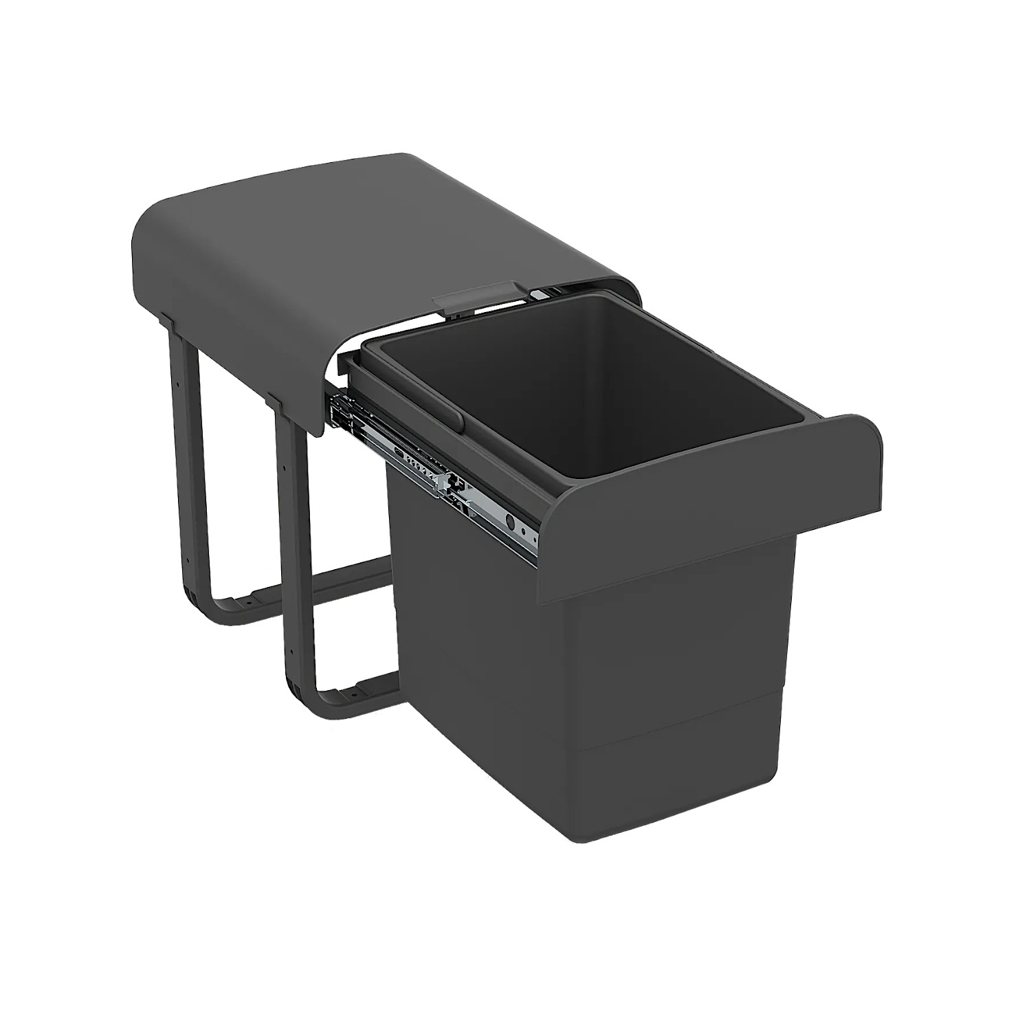 Ekotech Abfallsammler AO15O Aladin Orion grau 15 Liter ab 40cm Unterschrank