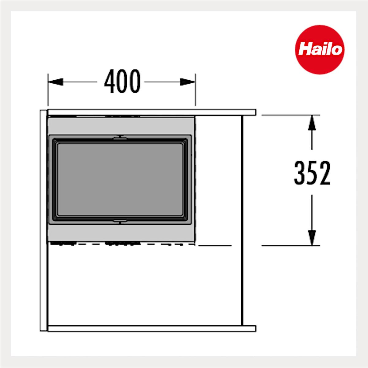 Hailo Abfallsammler 3608611 Cargo Aqua 28 Liter