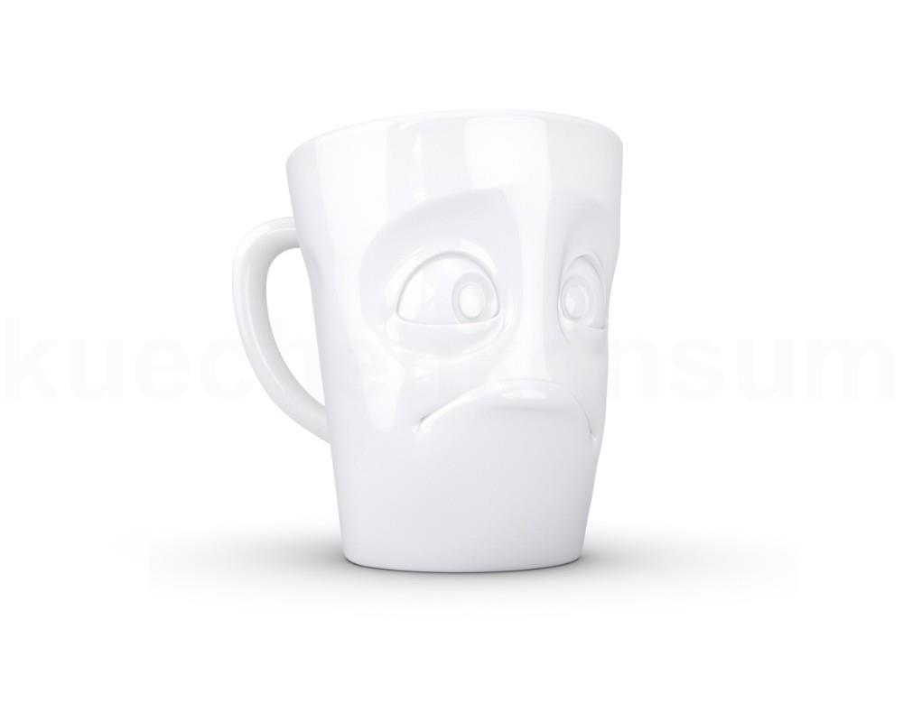 TV Tasse Kaffeebecher 84.01 Henkelbecher Verdutzt weiß