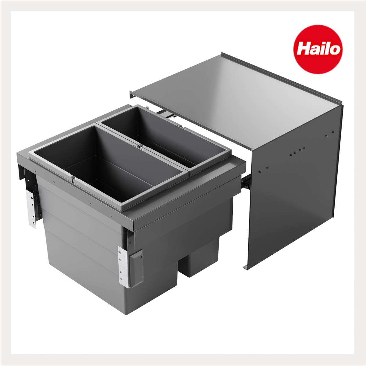 Hailo Abfallsammler 3608751 Cargo Aqua 28 + 18 Liter