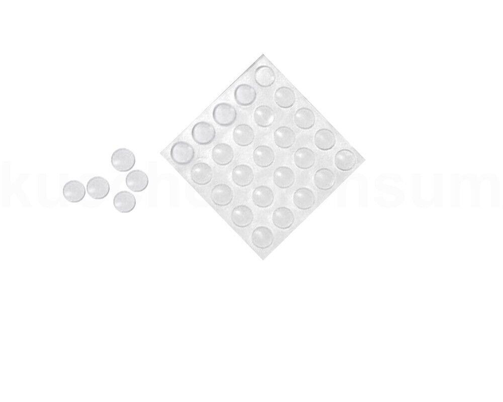 Türanschlagpuffer selbstklebend 8 x 1,6 Möbelpuffer transparent 25 Stück