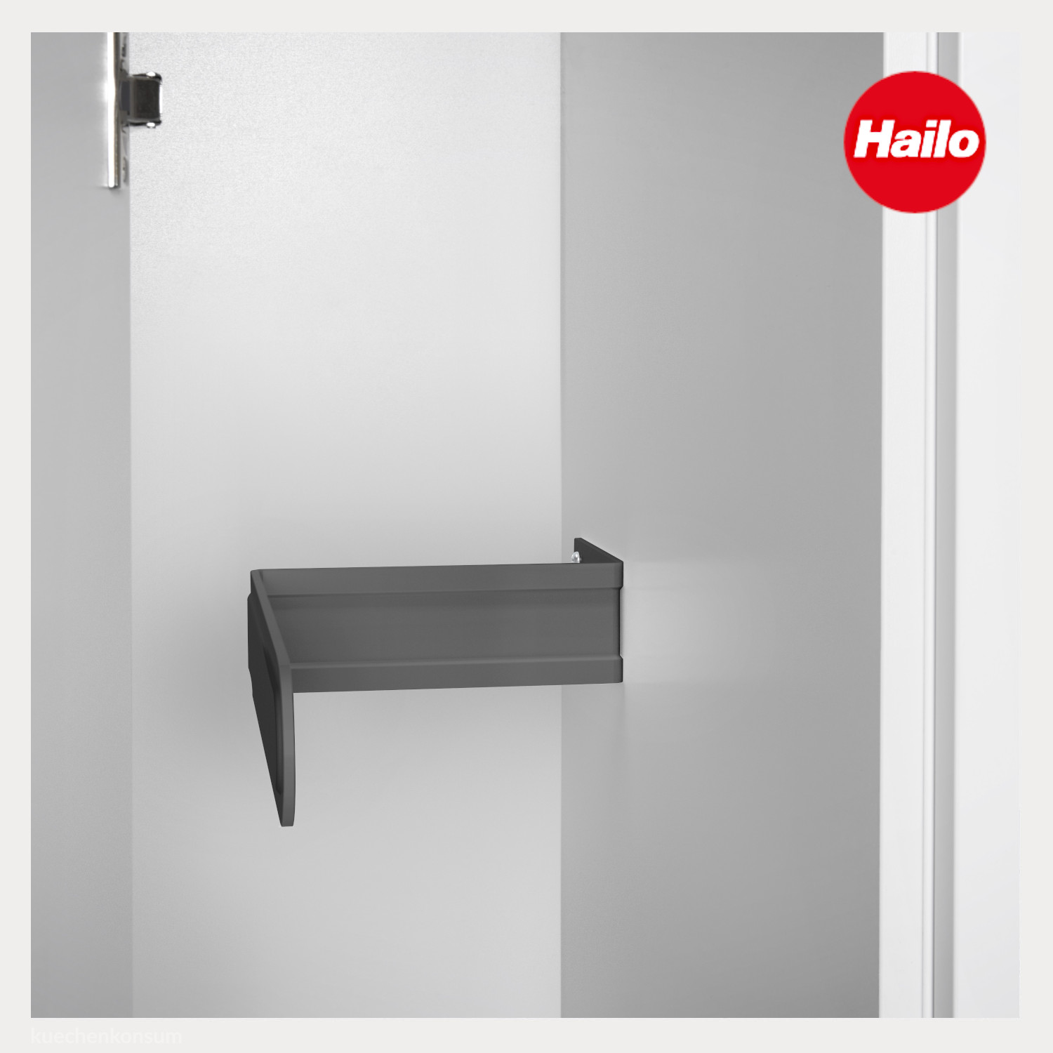 Hailo Multifunktionshalterung 3272181 Stahlblech dunkelgrau