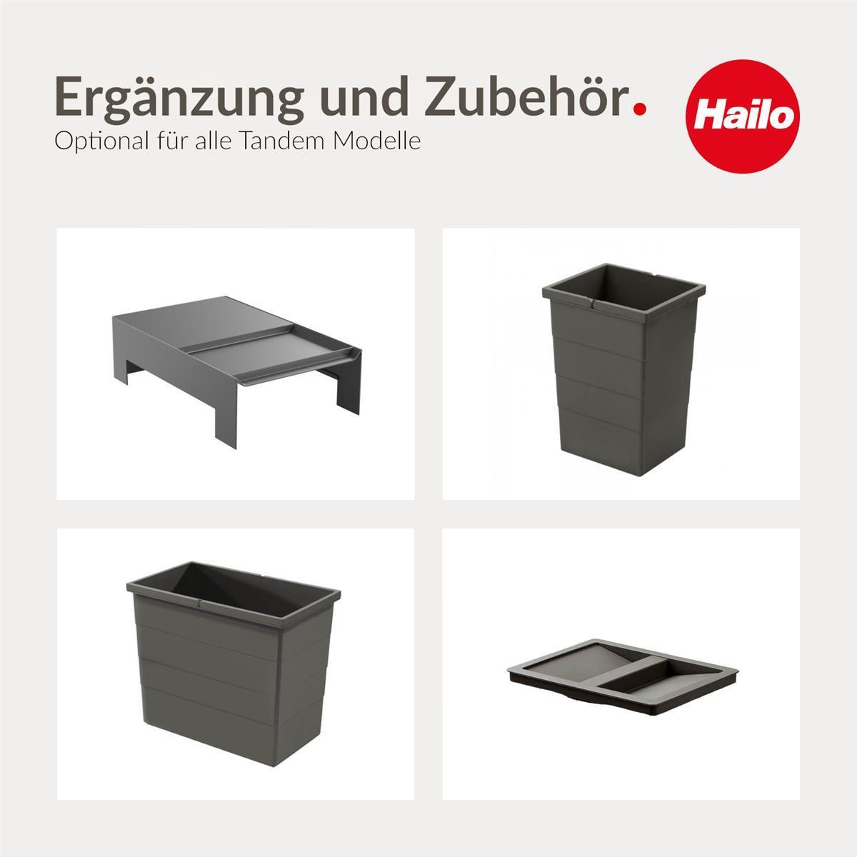 Hailo Abfallsammler 3666901 TA Swing Tandem 2x13 Liter
