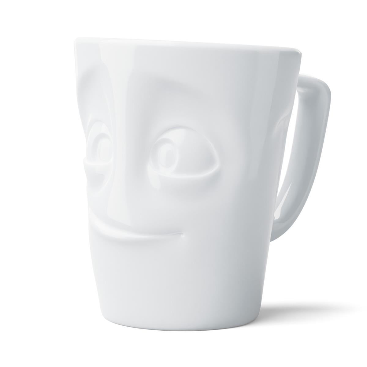 TV Tasse Kaffeebecher 95 Henkelbecher Maximug Bereit weiß