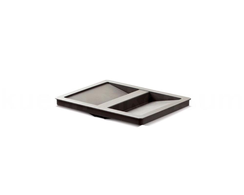 Hailo Inneneimer 1138999 dunkelgrau mit Deckel 207 x 242 x 350 mm