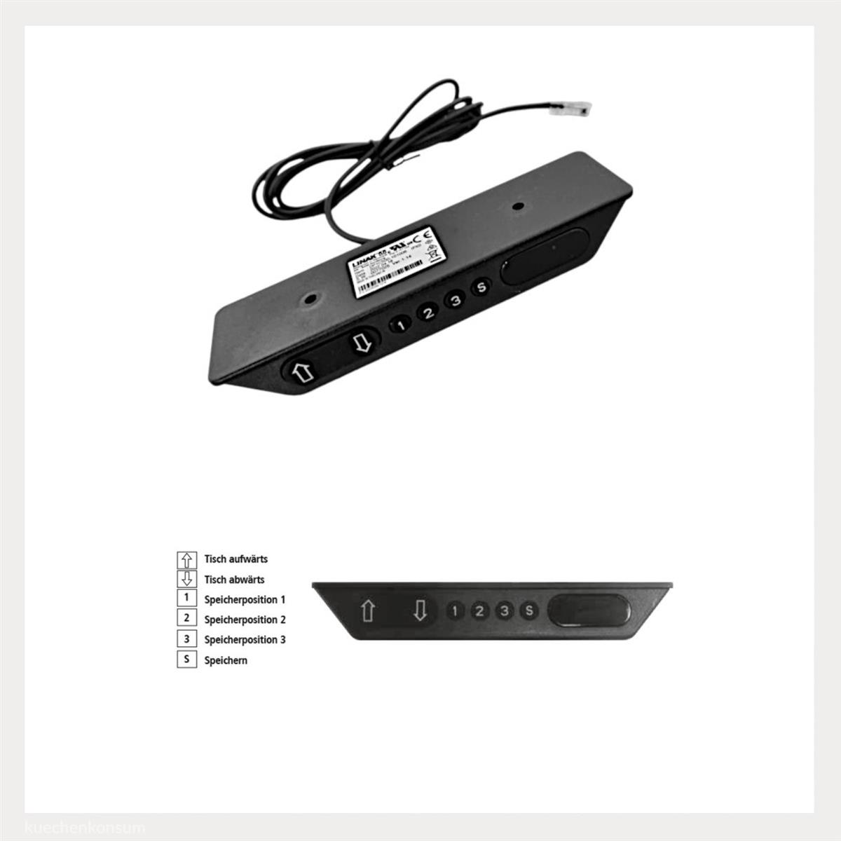 Linak Desk Panel Steuerung DP1CS00 AUF / AB Bedienelement