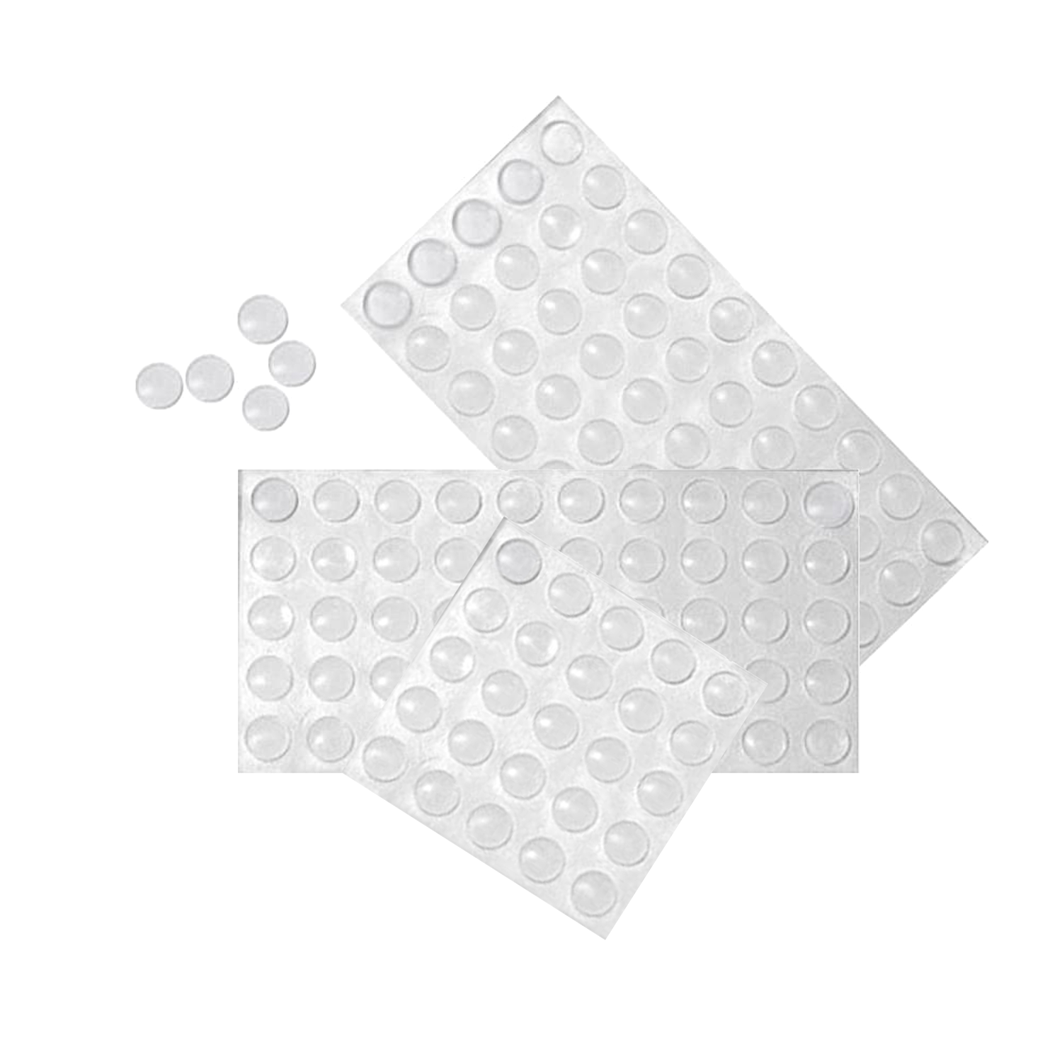 Türanschlagpuffer selbstklebend 8 x 1,6 Möbelpuffer transparent 250 Stück