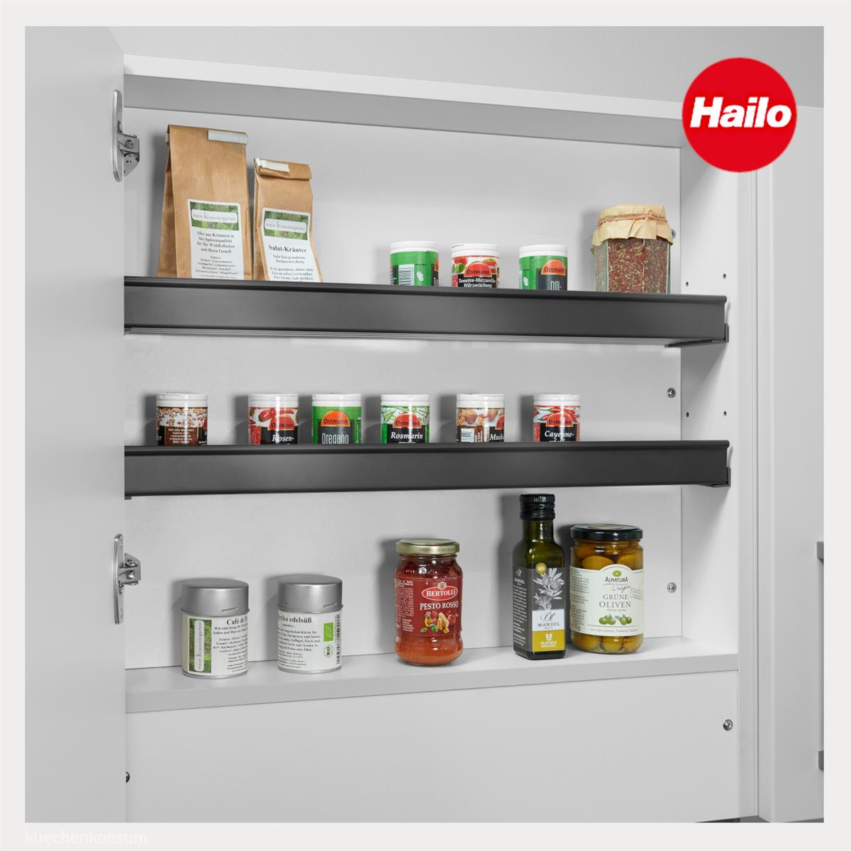 Hailo Regalsystem PAAR 3981951 Deposito für 90er Oberschrank