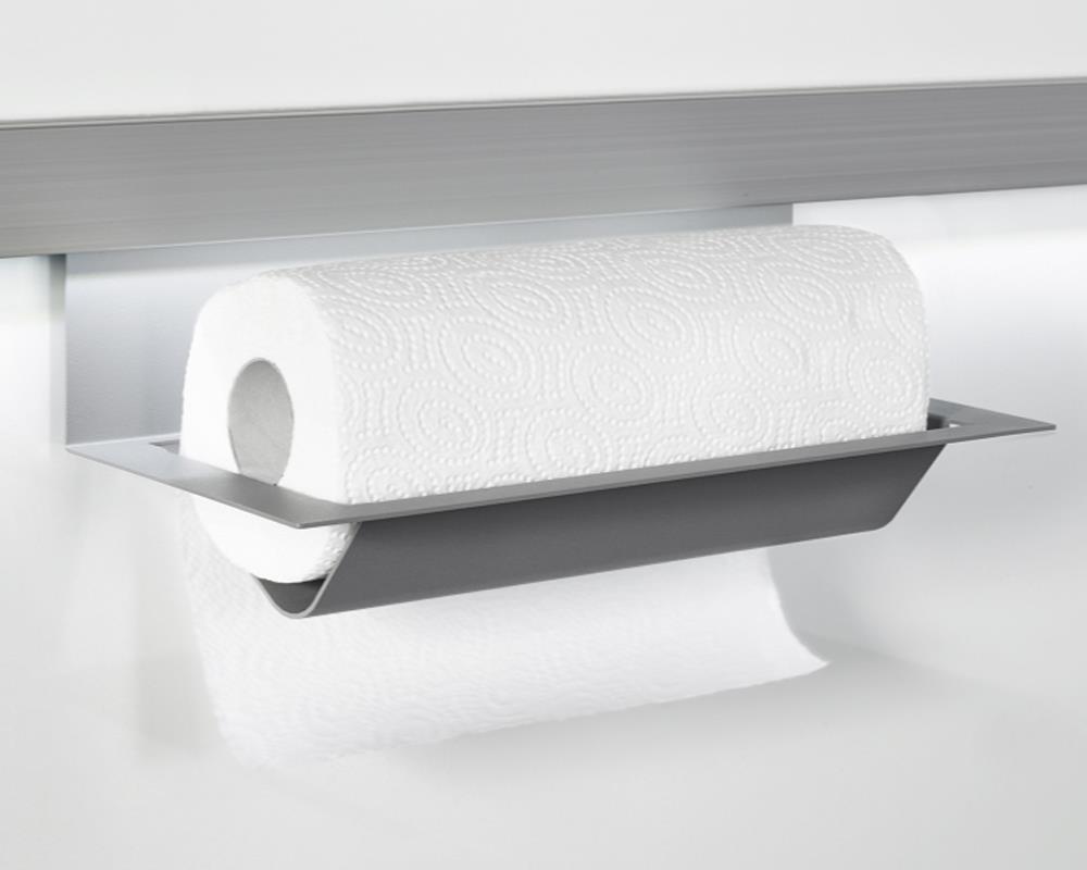 Linero MosaiQ Papierrollenhalter titangrau 350 x 155 x 120 mm