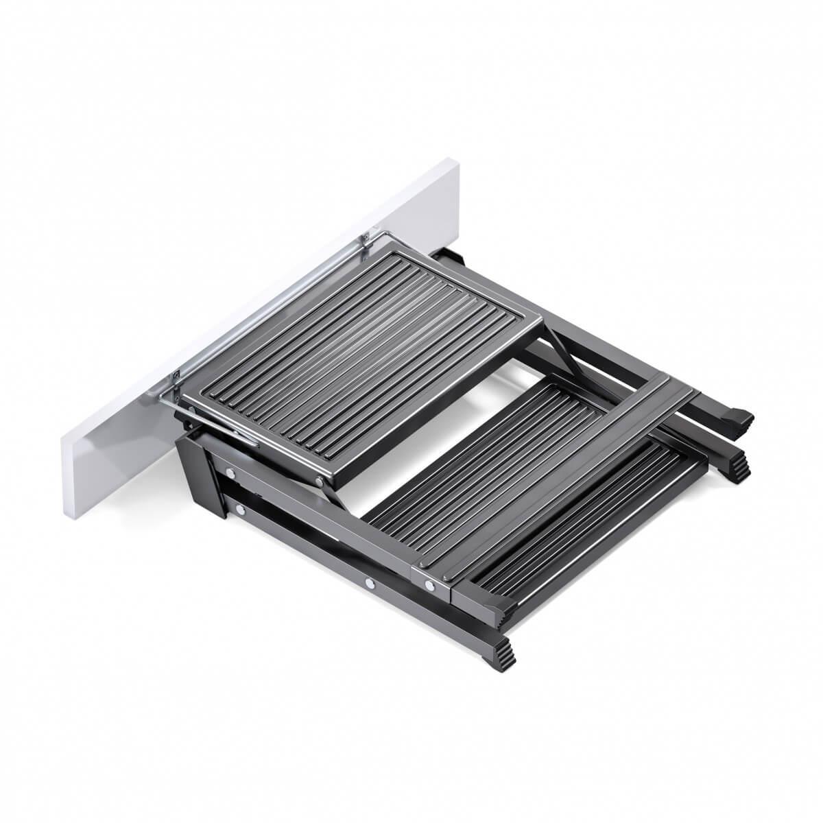 Hailo Sockelblendenhalter 4496001 für StepFix 3. Generation glanzverzinkt