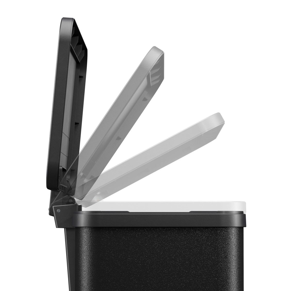 HAILO Standmülleimer 6222600 Öko duo Plus M 2 x 9 L Schwarz matt