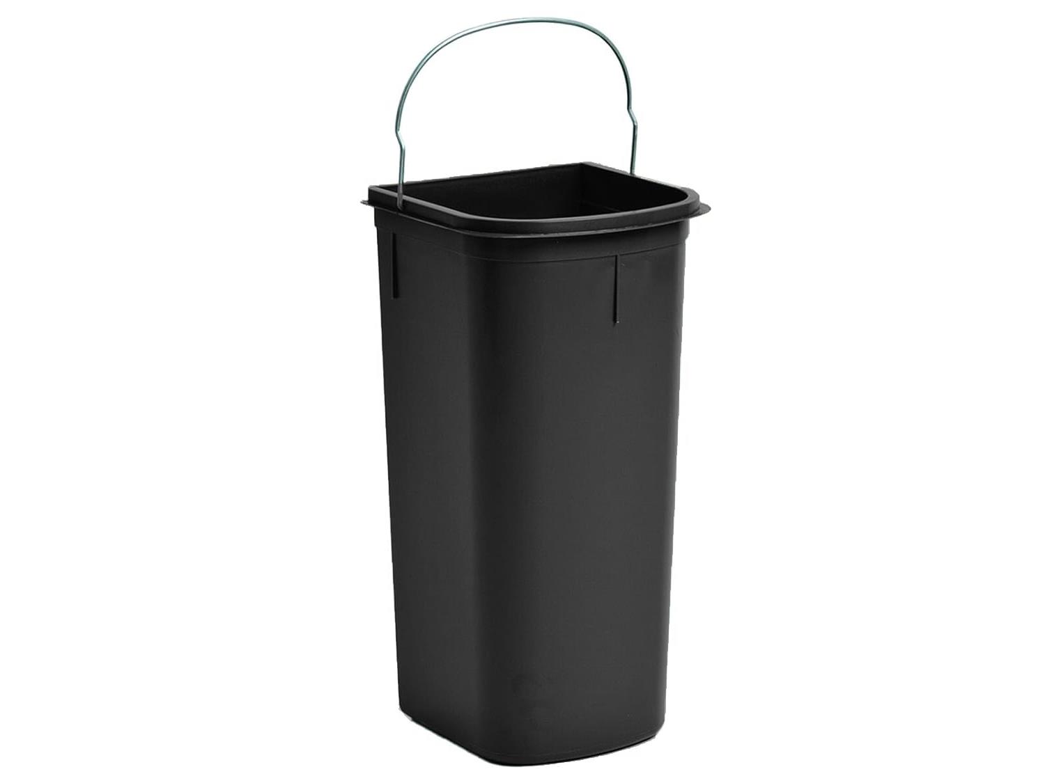 Hailo Inneneimer 1226249 schwarz 8 Liter 185 x 170 x 365 mm und Henkel