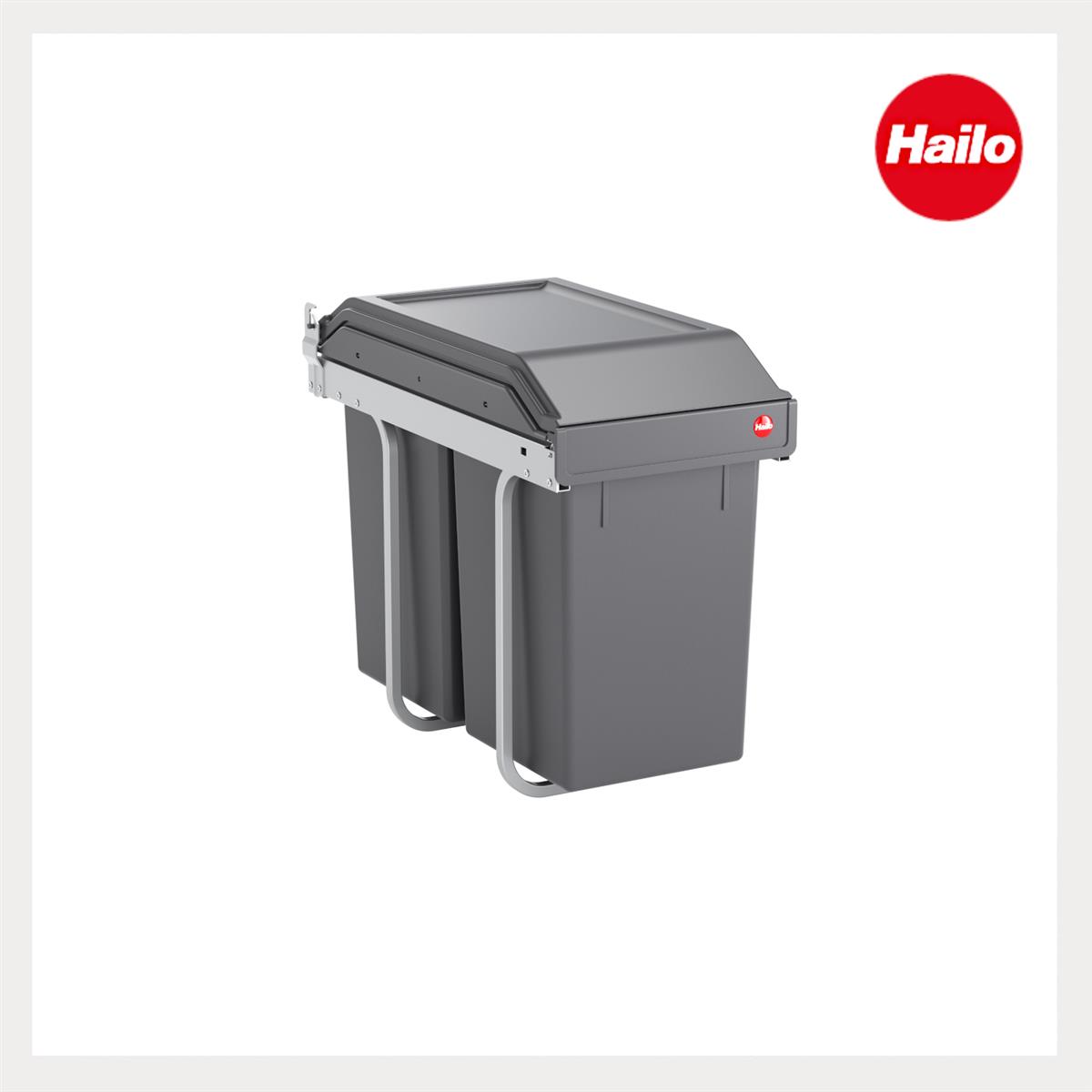Hailo Abfallsammler 3650101 TA Swing A Tandem 2x15 Liter