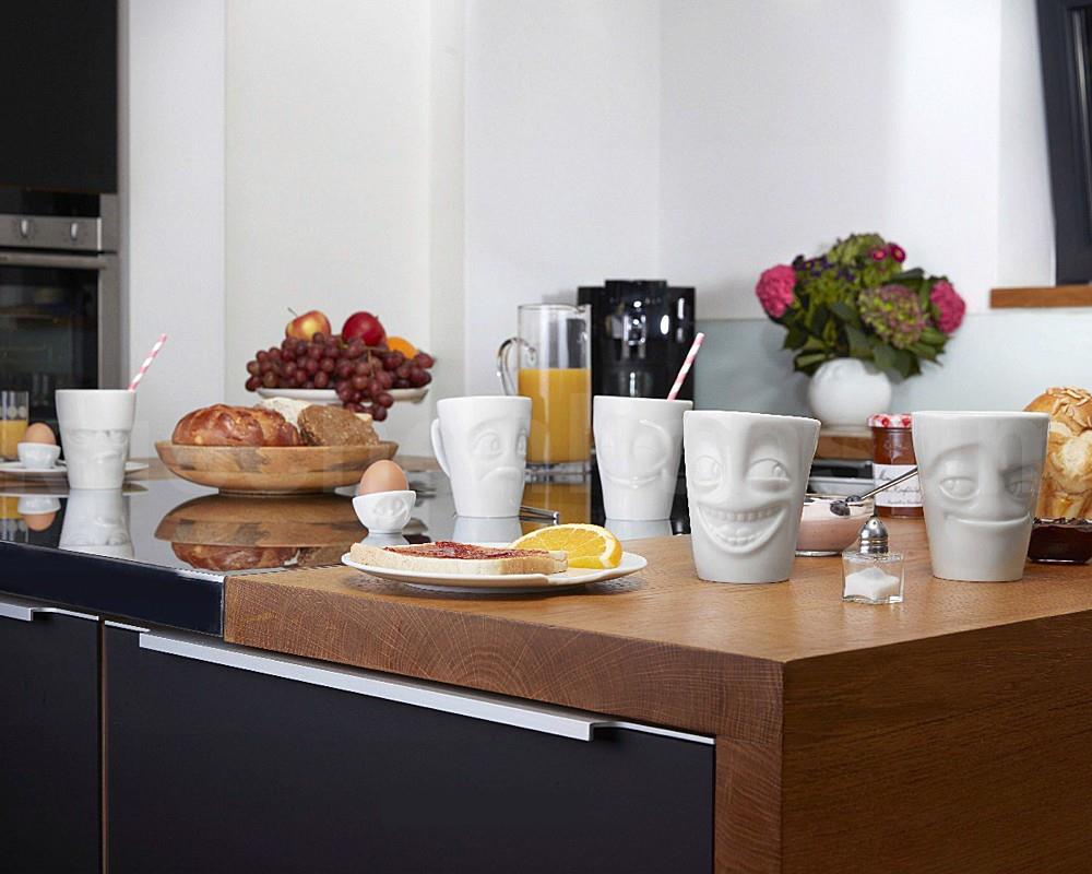 TV Tasse Kaffeebecher 85 Henkelbecher witzig weiß