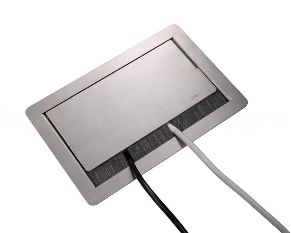 Schulte EVOline FlipTop 90.510 Bürstenleiste schwarz