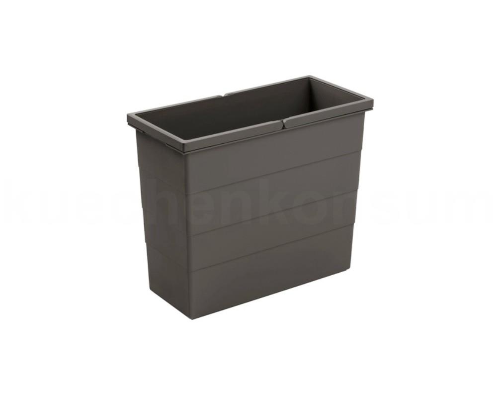 Hailo 21 Liter Inneneimer 1129669 dunkelgrau 414 x 192 x 350 mm