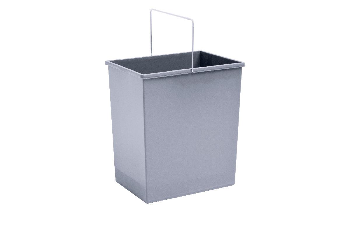 Hailo Inneneimer 1077859 grau 20 L 316 x 226 x 350 mm mit Henkel