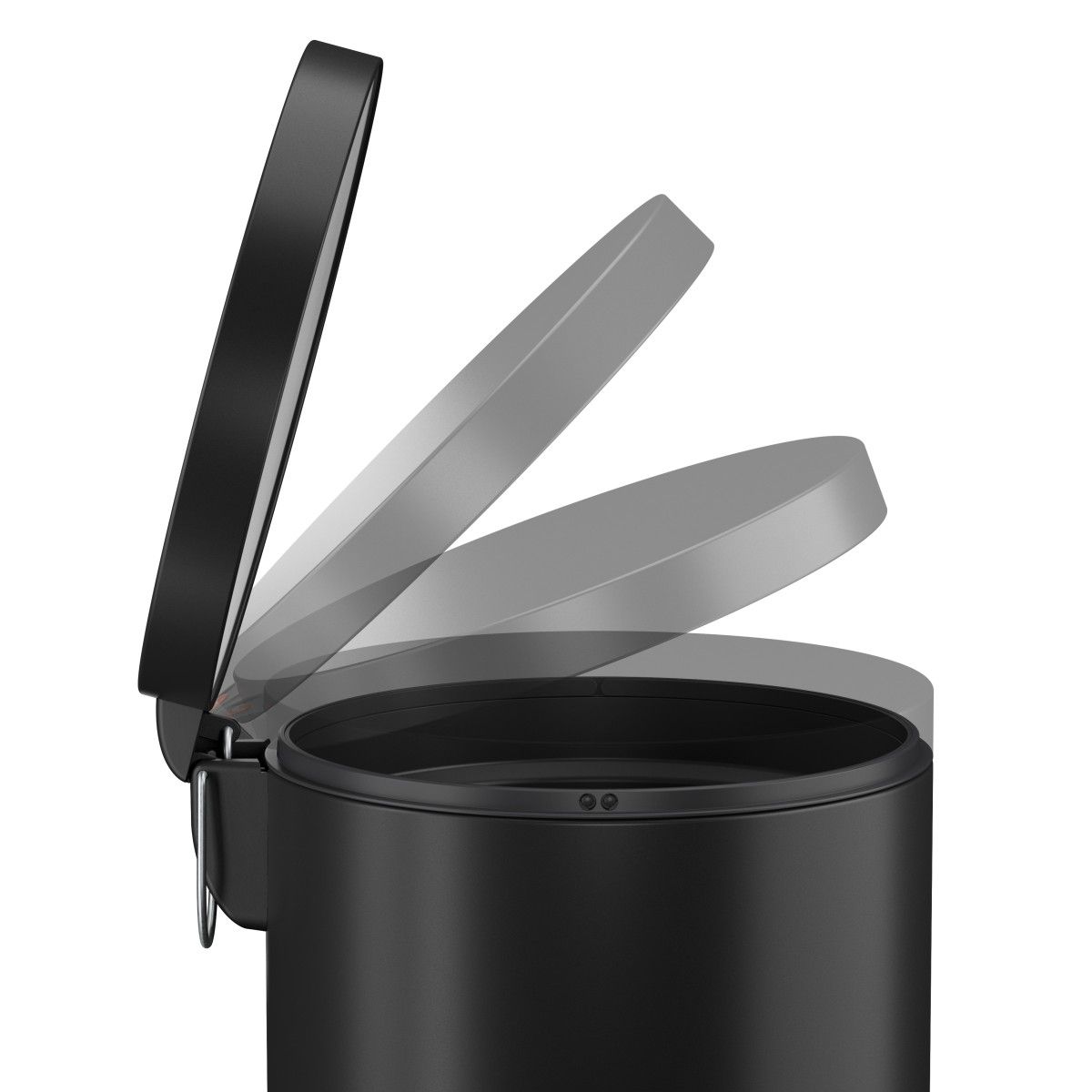 HAILO Standmülleimer 5020601 Selekta rund 20 L Schwarz