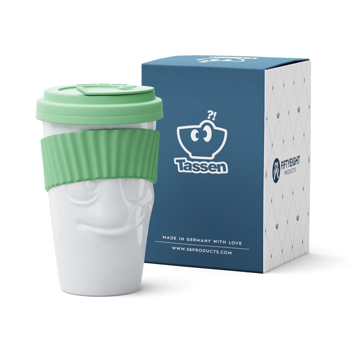 TV Tasse Kaffeebecher 03 To Go Lecker Mint