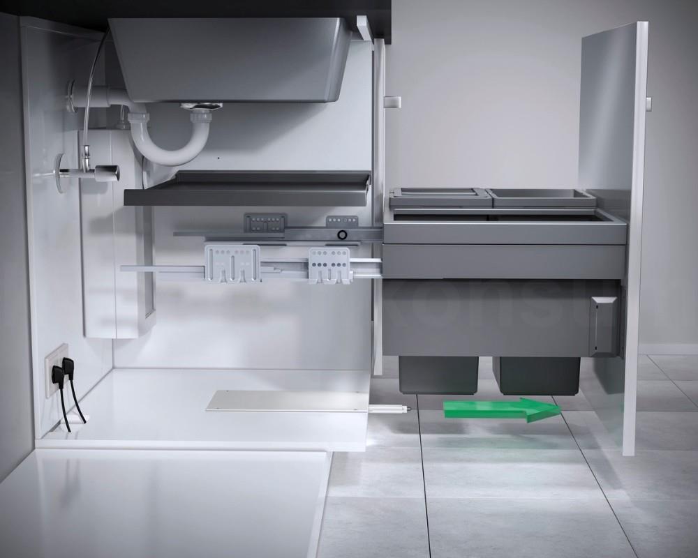 Hailo Öffnungssystem 3697301 Libero 3.0 (HFO) mit Adapter für Auszüge