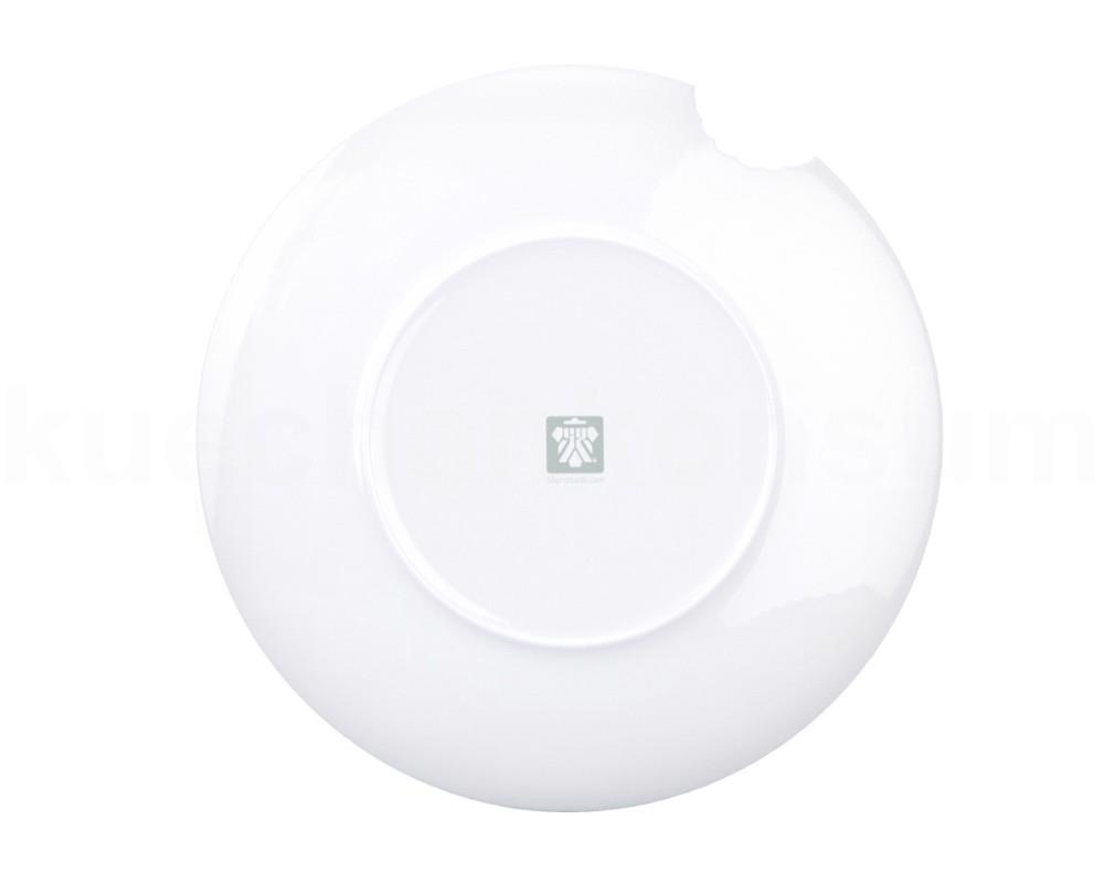 TV Tasse Speiseteller 74.01 großer Teller mit Biss rund 2er Set 28 cm weiß