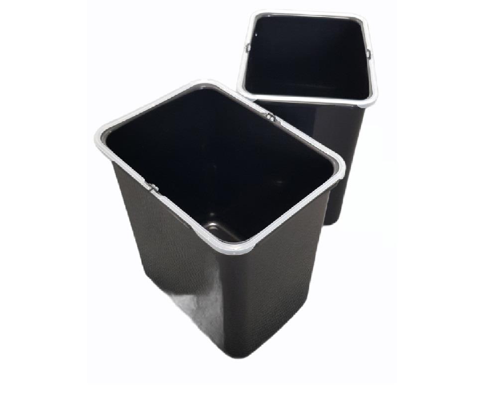 Ekotech Ersatzeimer 2x 16 Liter für Aladin o Ekko schwarz