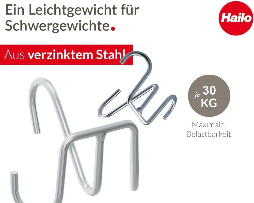 Hailo SafetyLine Eimerhaken Paar für Sprossenleiter