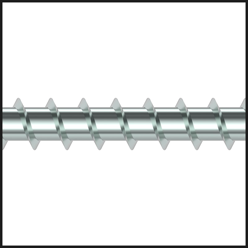 Würth ASSY 4 CSMP Universalschraube 5 x 25 mm, RW20, verzinkt, Vollgewinde, 500 Stück