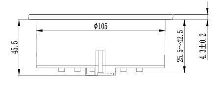 Steckdosenelement Duplex VDE + USB edelstahlfinish