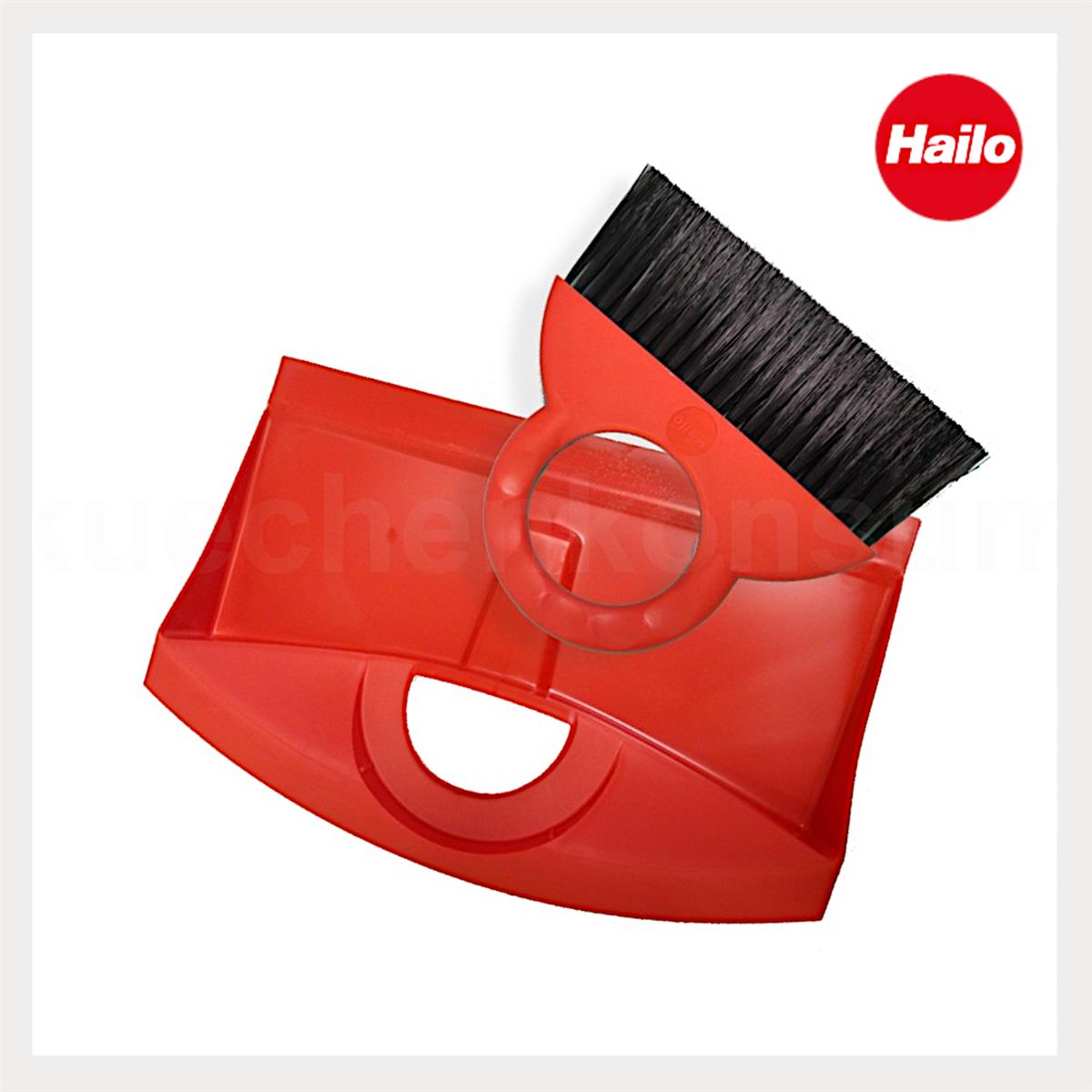Hailo Kehrset 1068569 Kunststoff rot Schaufel und Besen
