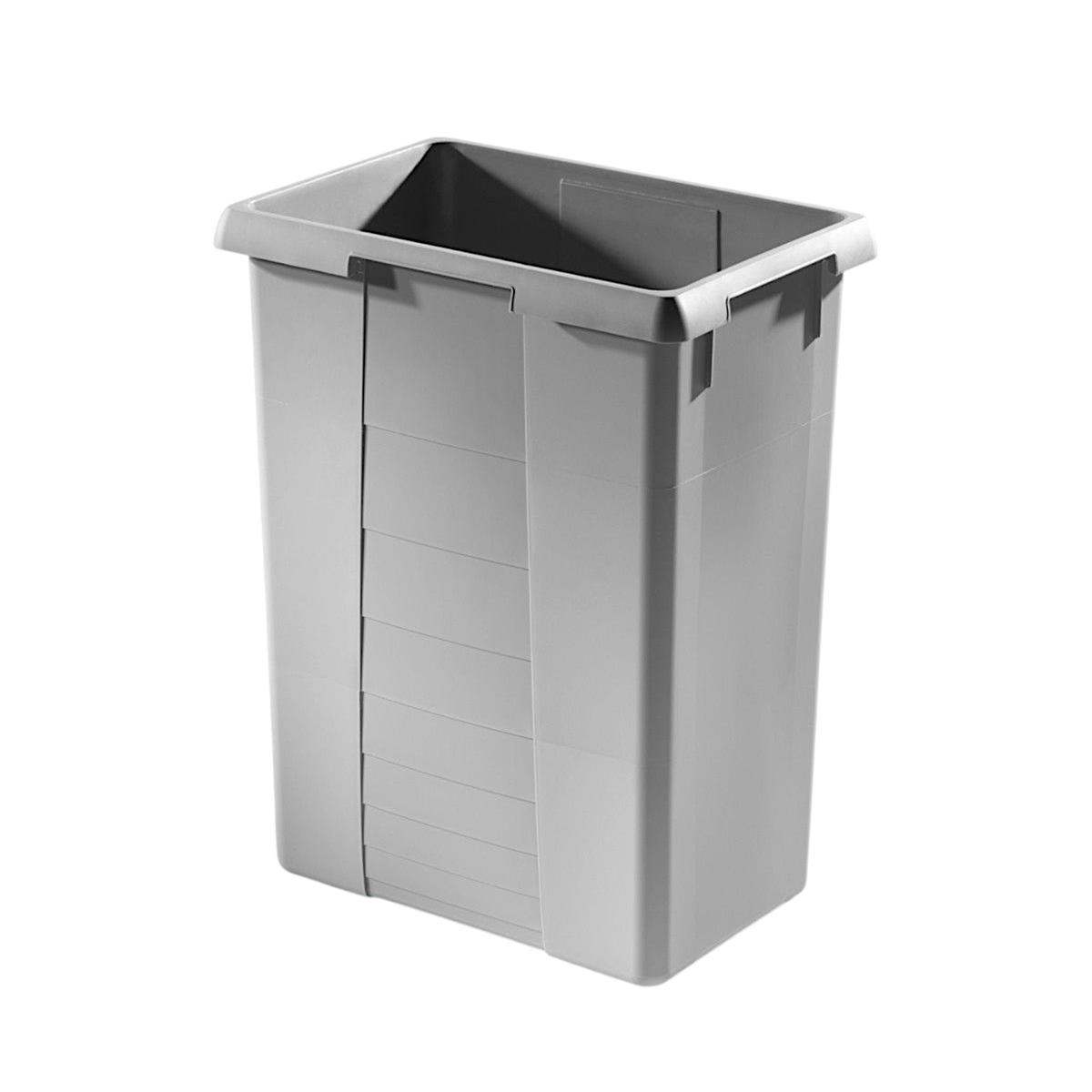 Hailo Inneneimer 1080369 hellgrau 40 Liter 415 x 285 x 500 mm