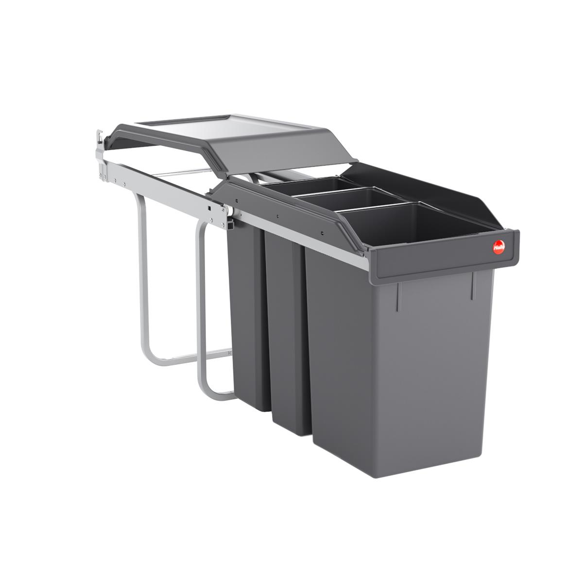 Hailo Abfallsammler 3650191 TE Swing A Terzett 15 + 2x 7.5 Liter