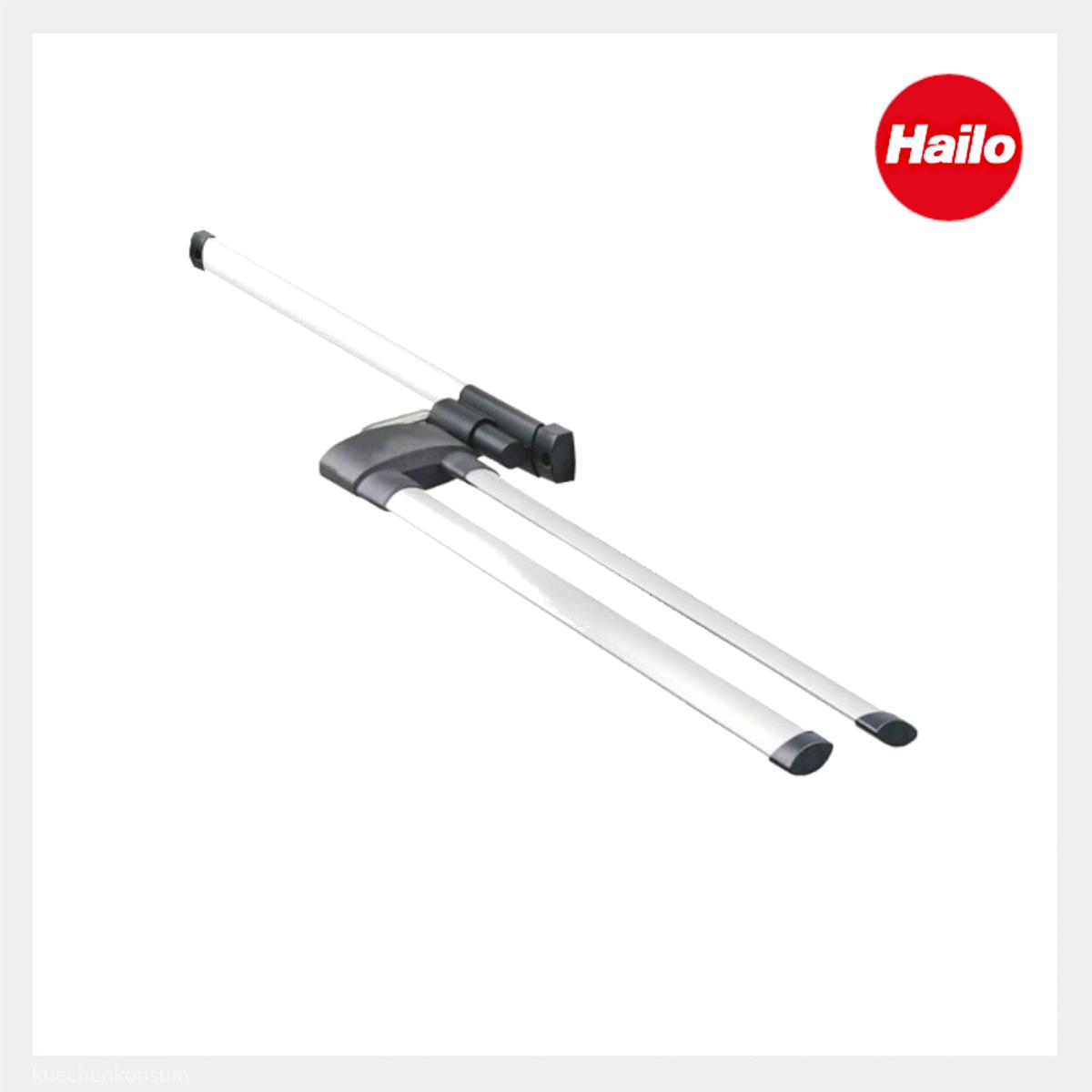 Hailo Handtuchhalter 3132101 Secco Alu Line Aluminium 2-armig