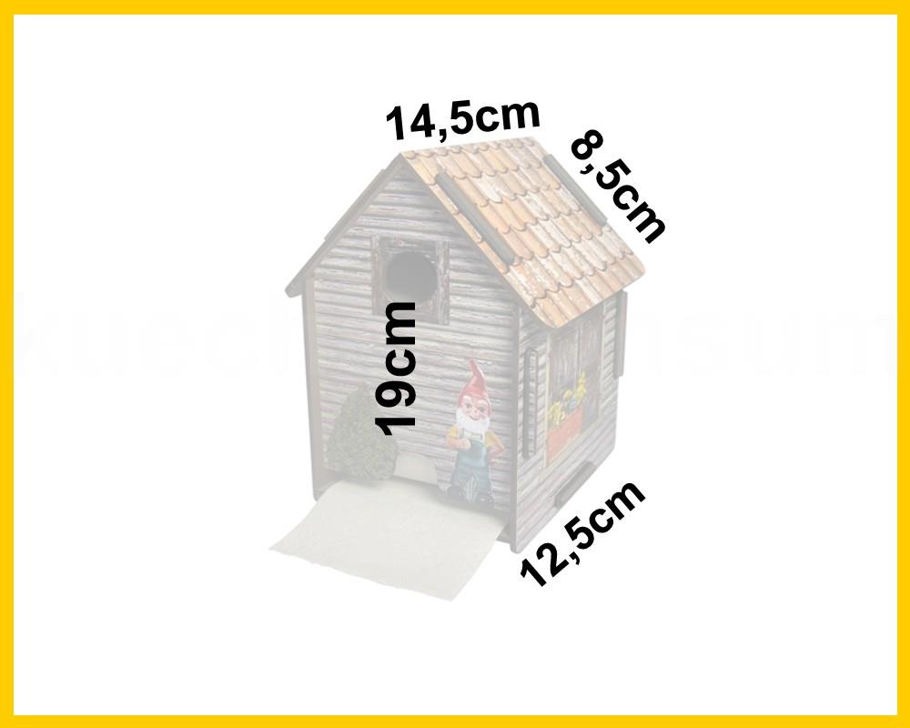 Werkhaus ToPa Haus PP5102 Gartenzwerg WC-Rollenhalter