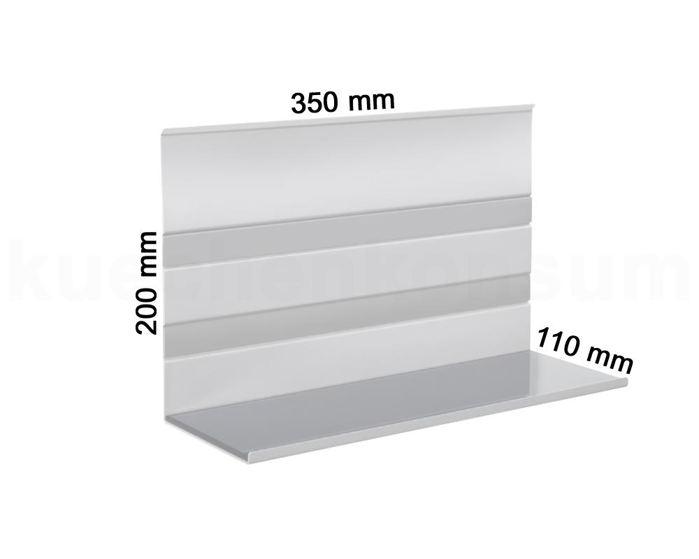 Linero MosaiQ Universalablage 200 titangrau 350 x 110 x 200 mm