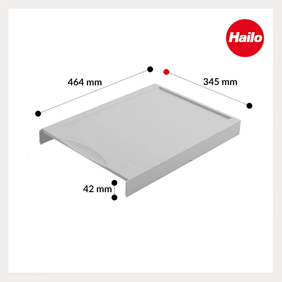 Hailo Deckel 1126569 grau 345 x 464 x 42 mm