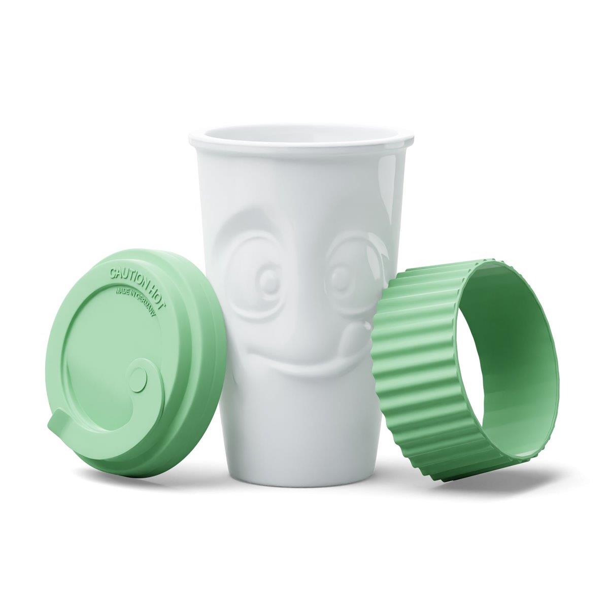 TV Tasse Kaffeebecher 03 To Go Lecker Mint