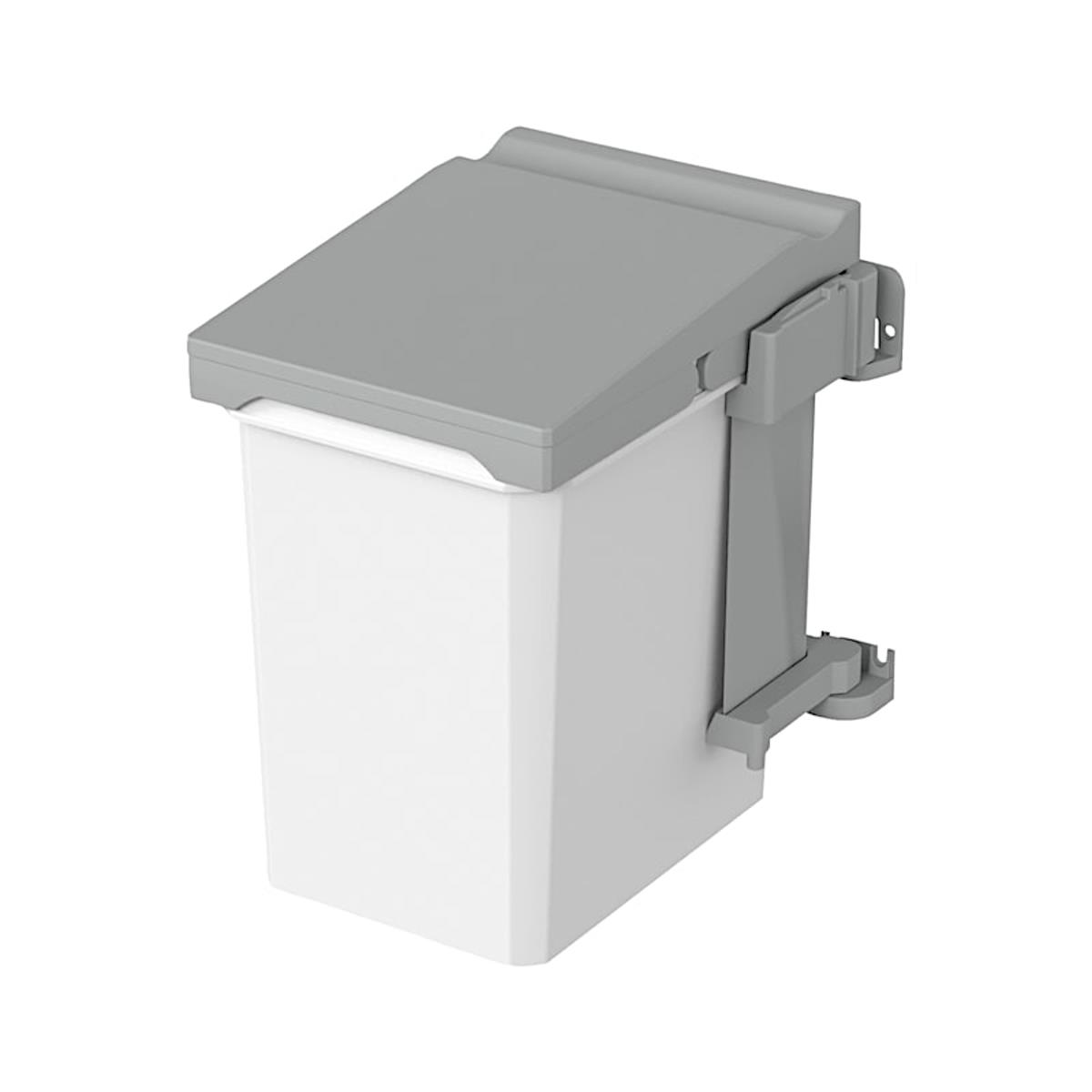 Vauth Sagel Abfallsammler 720793 Envi Single Schwenkeimer 15 Liter Verkehrsgrau