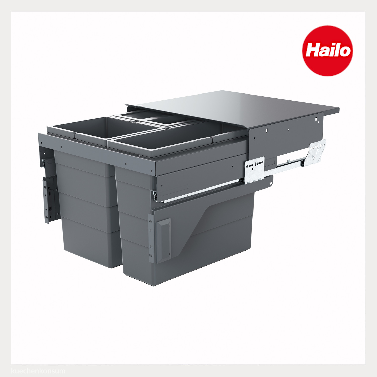 Hailo Abfallsammler 3610831 Cargo 500 Slide 43 Liter