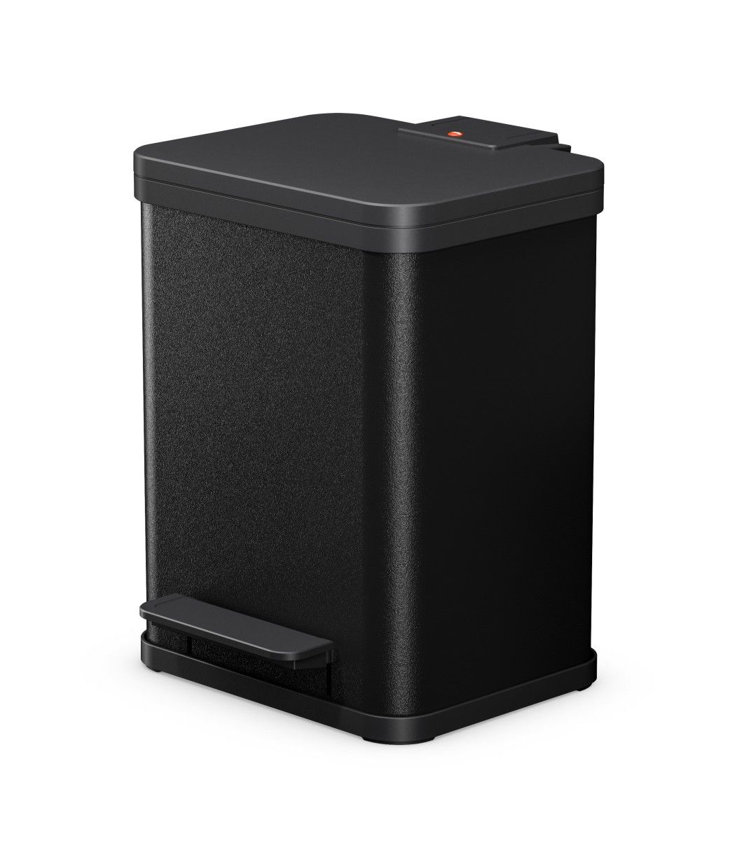 HAILO Standmülleimer 6222600 Öko duo Plus M 2 x 9 L Schwarz matt