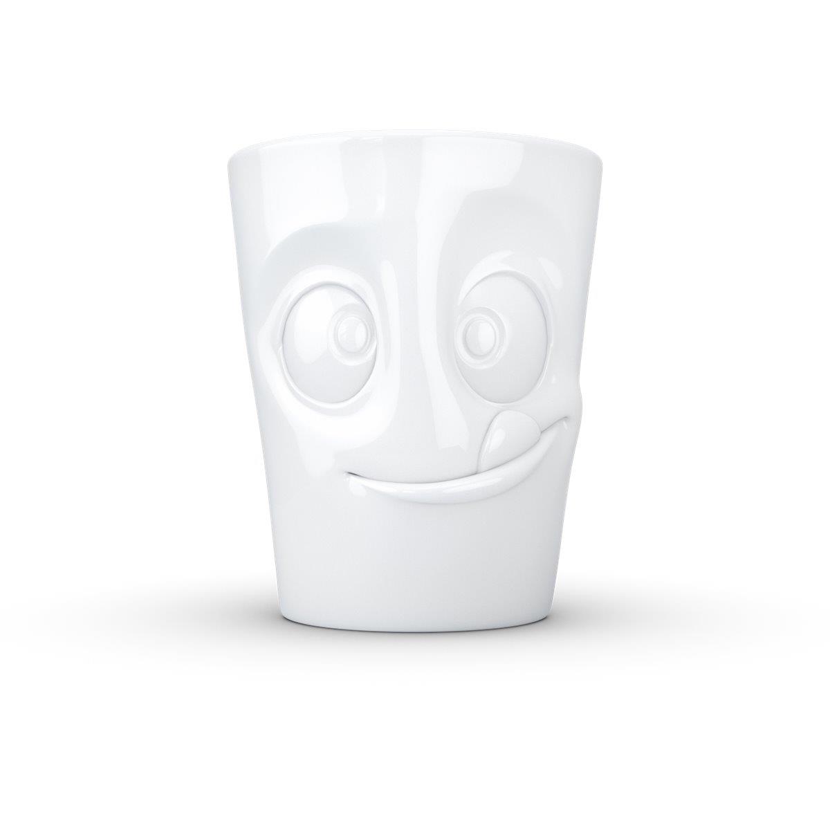 TV Tasse Kaffeebecher 86 Henkelbecher Lecker weiß